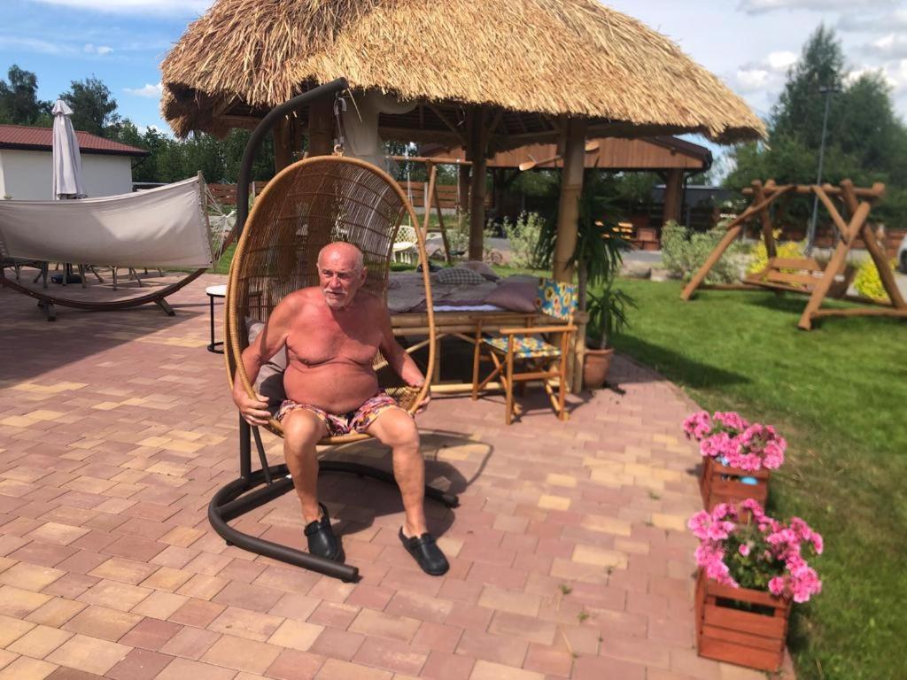 Czapla Stare Sady Bed and Breakfast Mikołajki Buitenkant foto